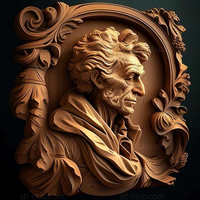 3D model Jean Honor Fragonard (STL)